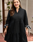 Dorothy Knot Cuffs Mini PLUS Dress