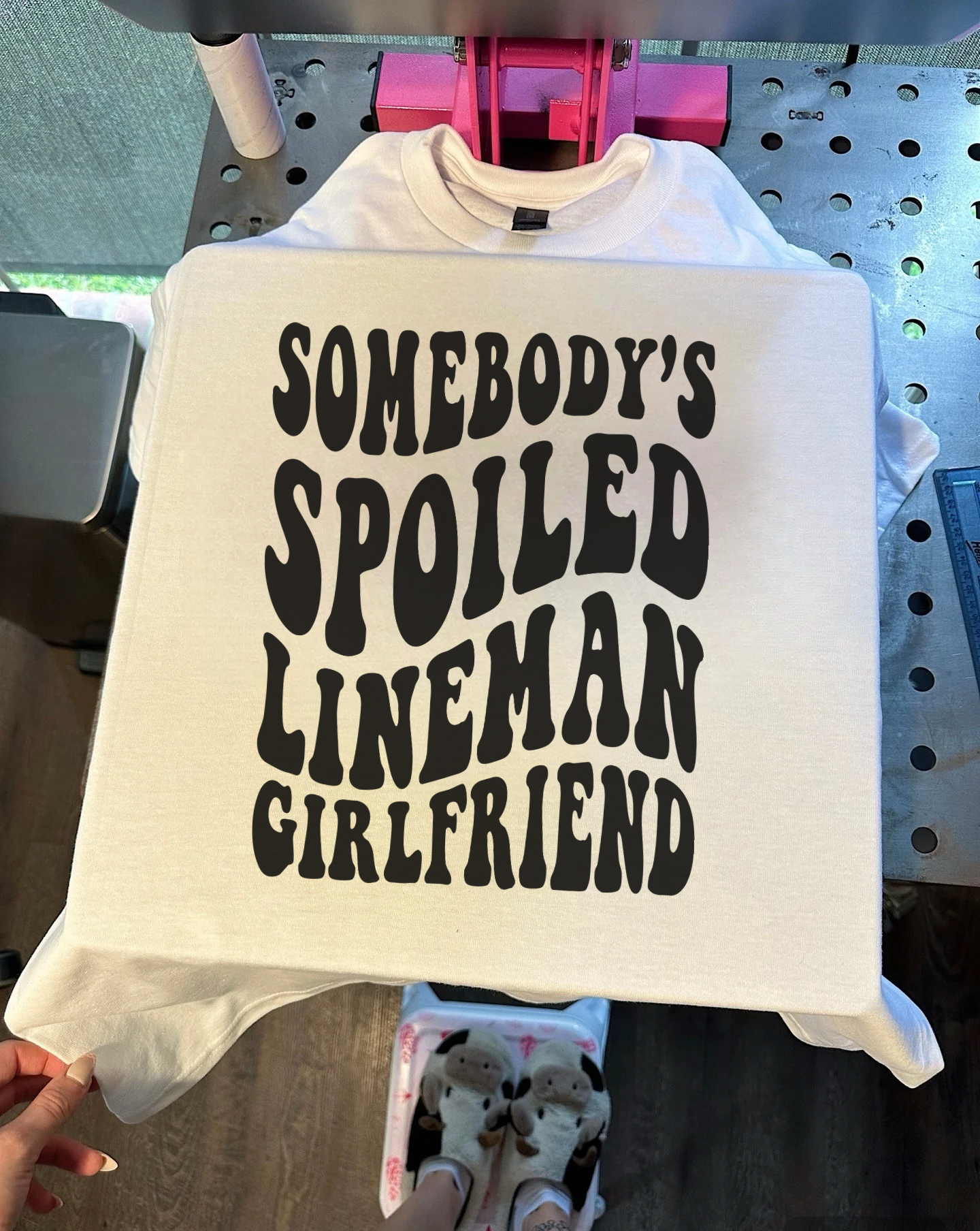 Lineman Gf TEE or CREWNECK (front &amp; back design)