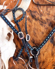 BuckStitch Betty Tack Set Turquoise/Black