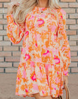 Jane Sleeve Ruffle Mini Dress
