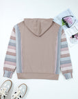 Anaya Colorblock Patchwork Baggy Hoodie
