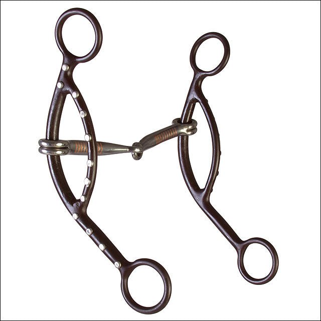 Five And One Eighth Inch Sliding Snaffle Mouth Gag Bit For Training