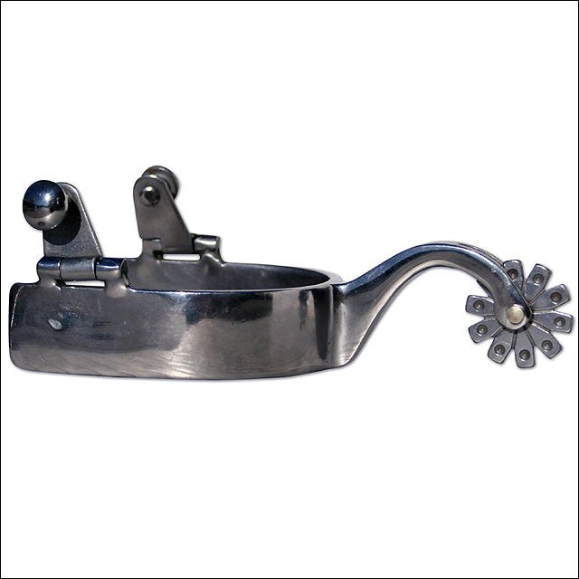 Professional Choice Horse Tack Polished Steel Trainers Cowboy Spur