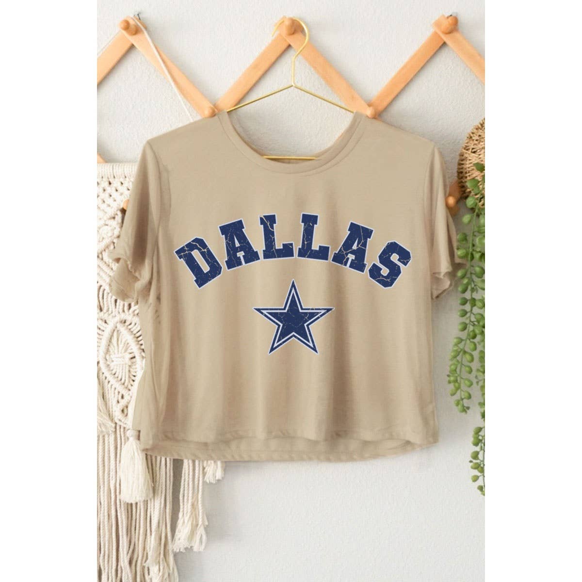 DALLAS GRAPHIC CROP TOP