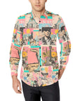 Baha Ranch Pop Western Collage Unisex Button Up Shirt