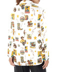 Baha Ranch Vintage Cowgirl Collage Women's Western Blazer in White
