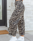 Hunter Printed Wide Leg Jeans