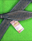 HILASON Western Horse Headstall Breast Collar Set Tack Genuine American Leather Basket Weave Rough Out Black