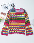 Madison Knit Loose Sleeve Sweater