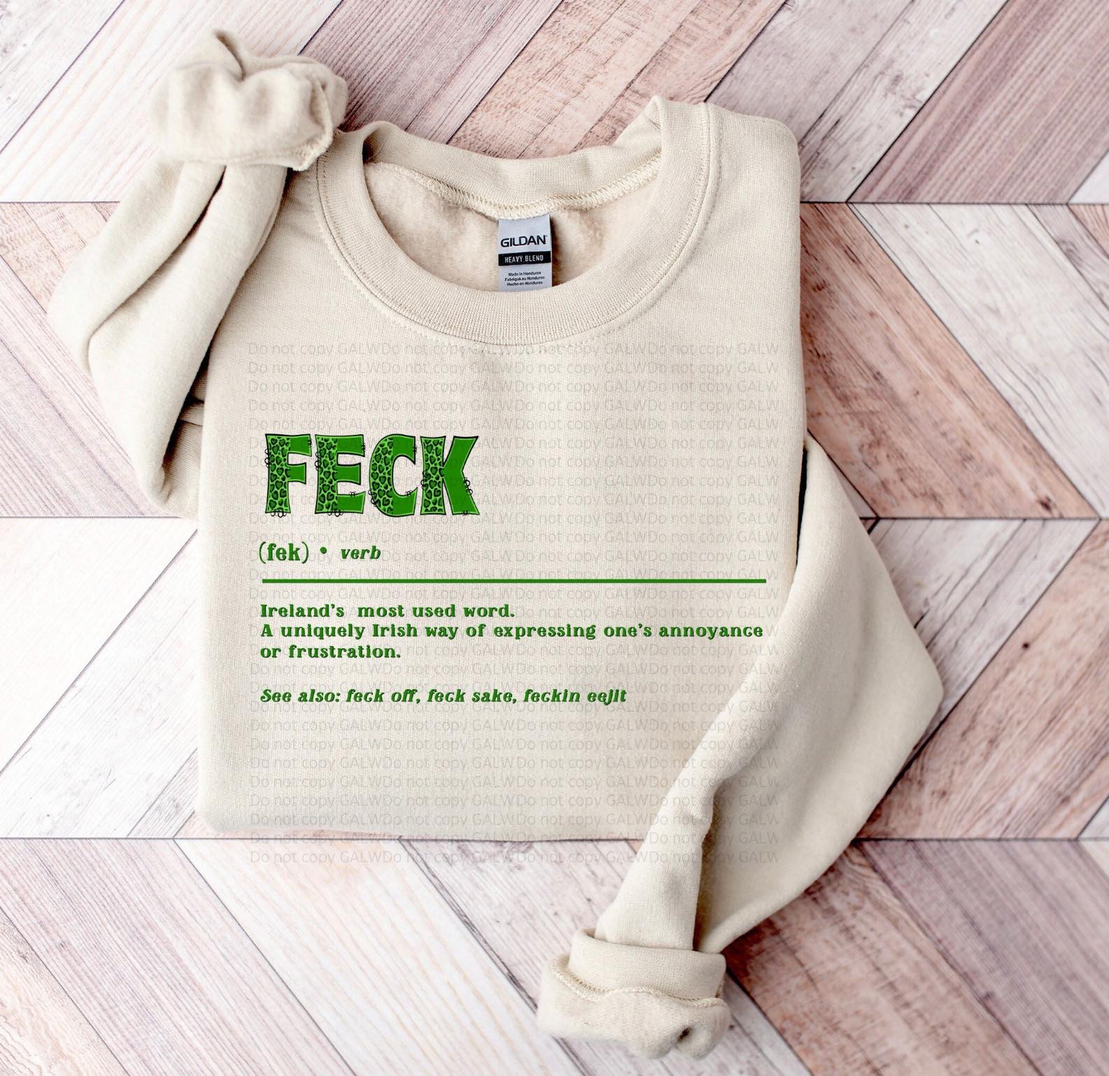 feck St Patricks day tee &amp; sweatshirt