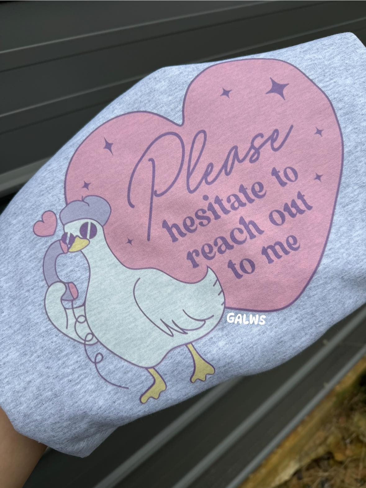 Please hesitate to reach out to me tee &amp; sweatshirt