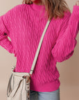 Lola High Drop Shoulder Sweater