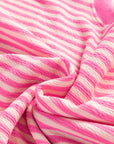Stripe Drop Shoulder Long Sleeve Top