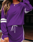 Sophia Shoulder Pullover Mini Skirt