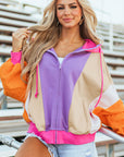 Remy Patchwork Full Zipped Hoodie