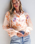 Amiyah Balloon Sleeve Loose Shirt
