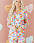 Remi Heart Collared Tunic Shirt