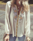 June Puff Sleeve Loose Shirt