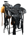 Western Horse Wade Saddle American Leather Ranch Roping Black