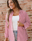Mariah Side Slit Loose Shirt