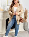 Leilany Tie Sleeve Open PLUS Cardigan