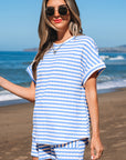 Madalyn Knitted Short Sleeve Top