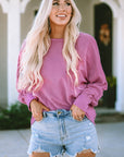 Chaya Exposed Seam Terry Pullover