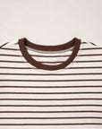 Stripe Ribbed Trim Round Neck Tank Top