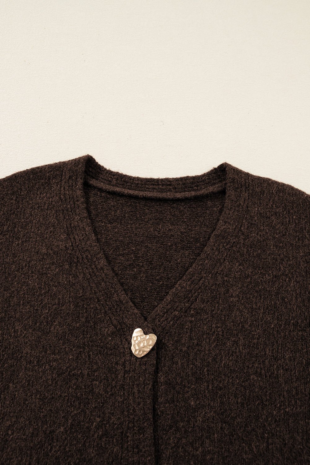 Kassidy Heart Metal Cardigan Sweater