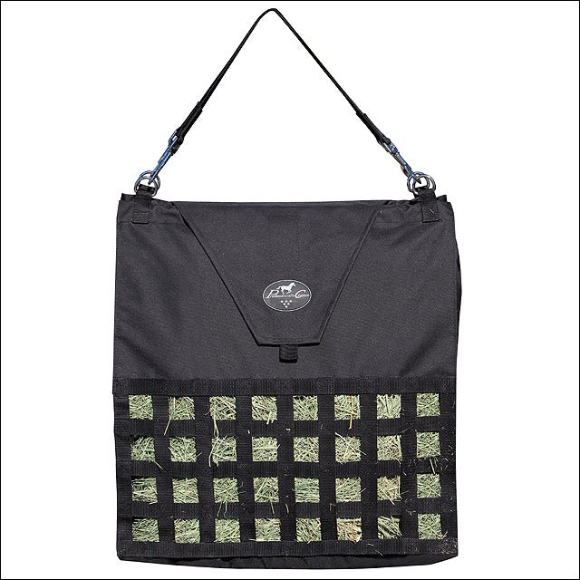 Professional Choice Horse Tack Detachable Strap Slow Feed Hay Bag Black