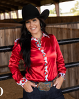 SPADES SATIN PERFORMANCE RODEO SHIRT