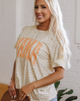 Leopard MAMA Short Sleeve Graphic Tee