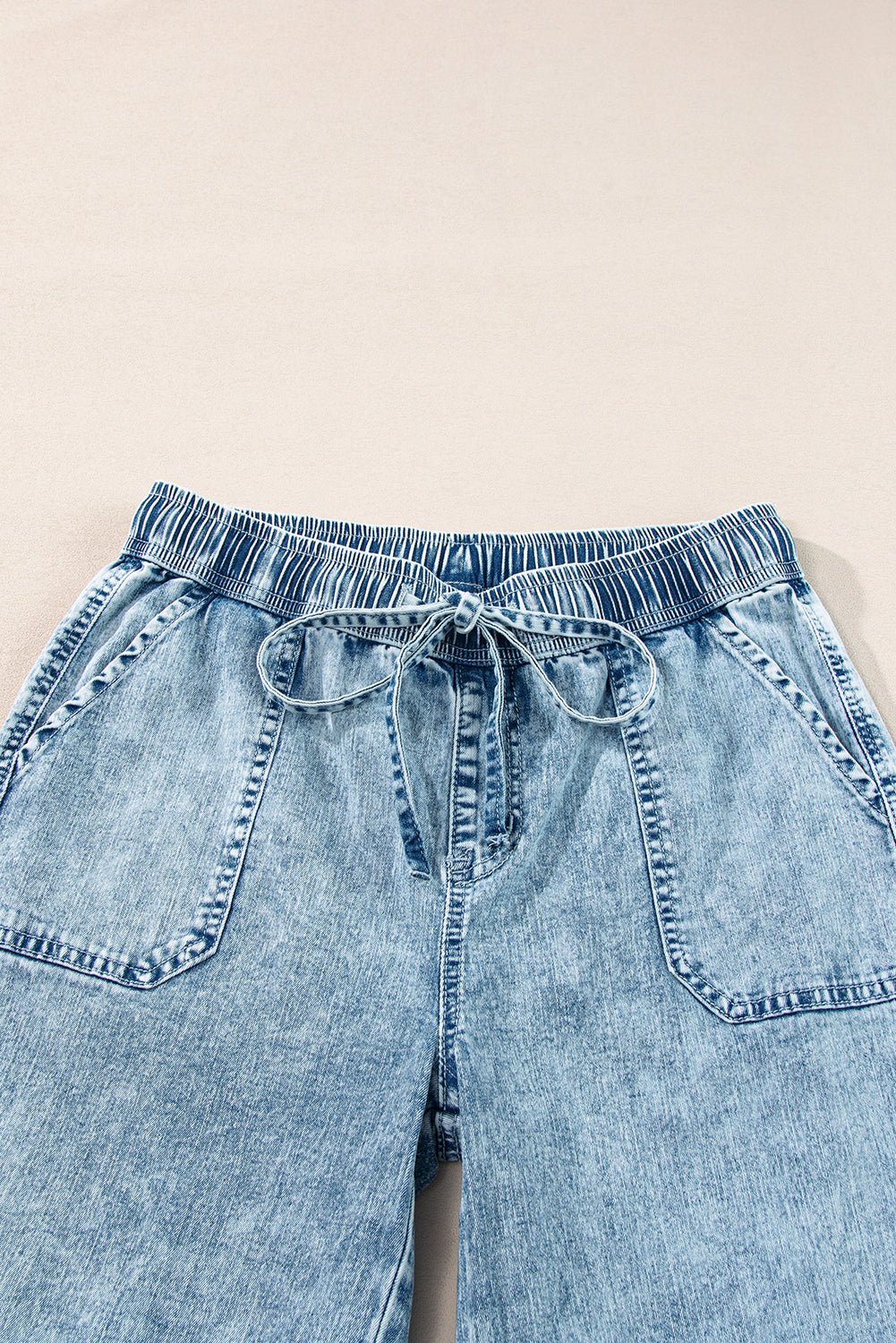 Yamileth Waistband Loose Straight Pants