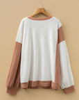 Romy Color Block Knit PLUS Top