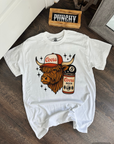 Punchy Highland TEE or CREWNECK