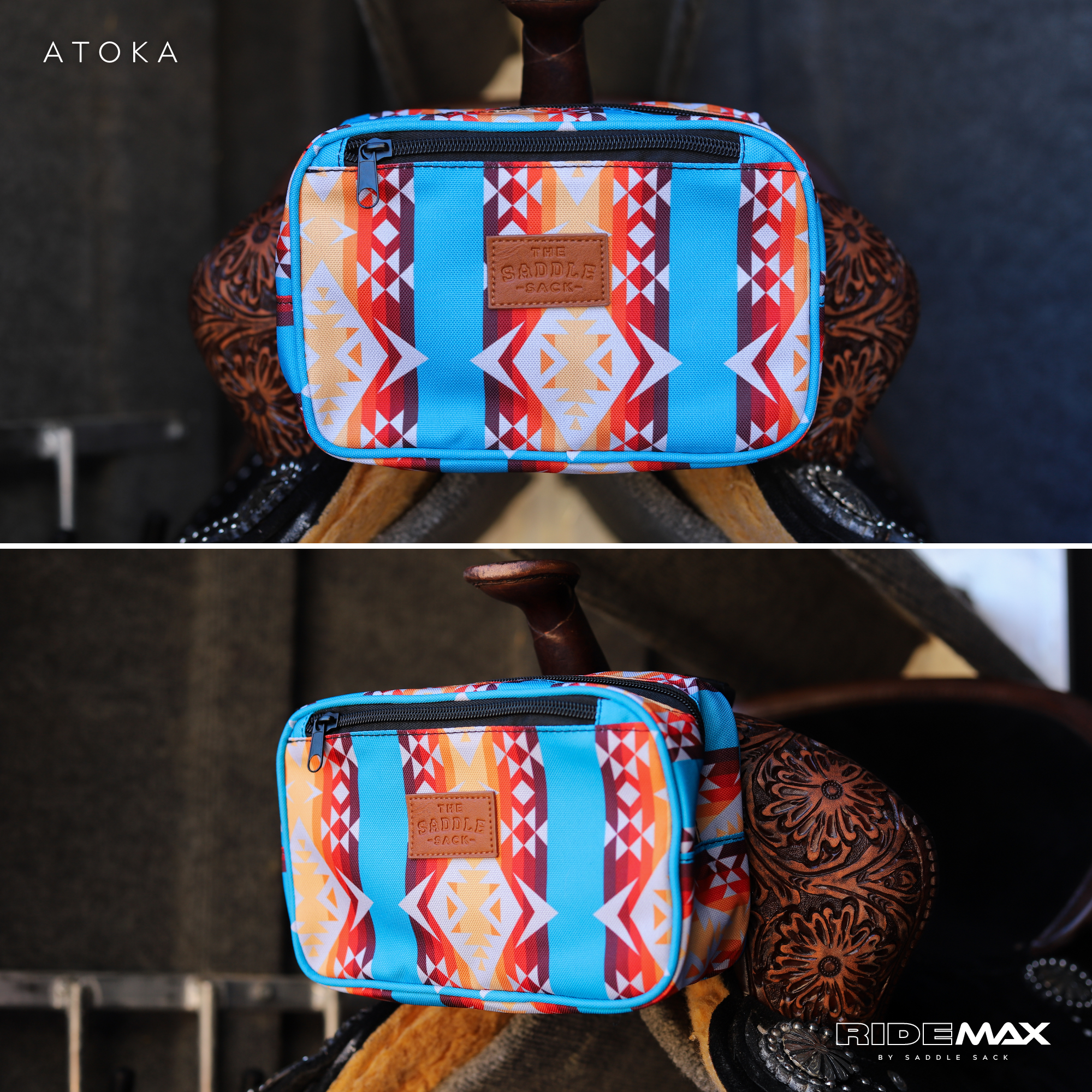 Clip-On Pommel Saddle Bag For Hands-Free Riding Essentials And Quick-Access Accessories