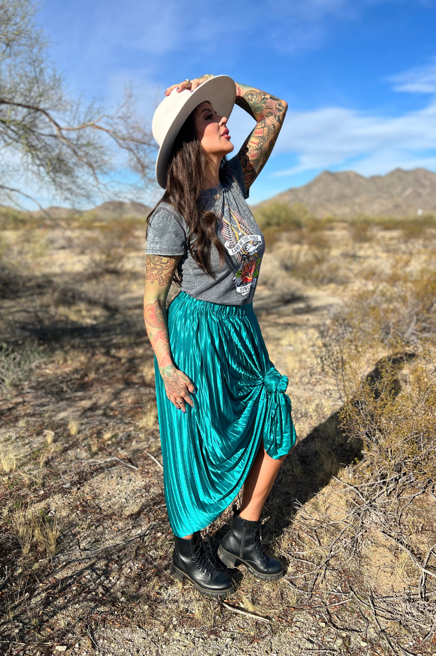 Emerald Maxi Skirt