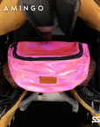 Holographic Saddle Sack Riding Pouch With Clip