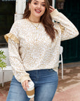 Elizabeth Ruffled arm Sweatshirt