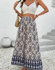 Giovanna Boho Pattern High Waist Wide Leg Loose Pants