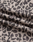 Leopard Patchwork Crew Neck Sweatshirt