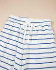 Stripe Long Sleeve Top and Drawstring Pants Set