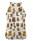 Baha Ranch Vintage Cowgirl Collage Western Tank Top