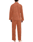 Rust Cattle Brands Men's Western Pajama Set