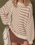 Sofia Shoulder Balloon Sleeve Sweater