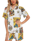 Vintage Cowgirl Collage Pajama Set