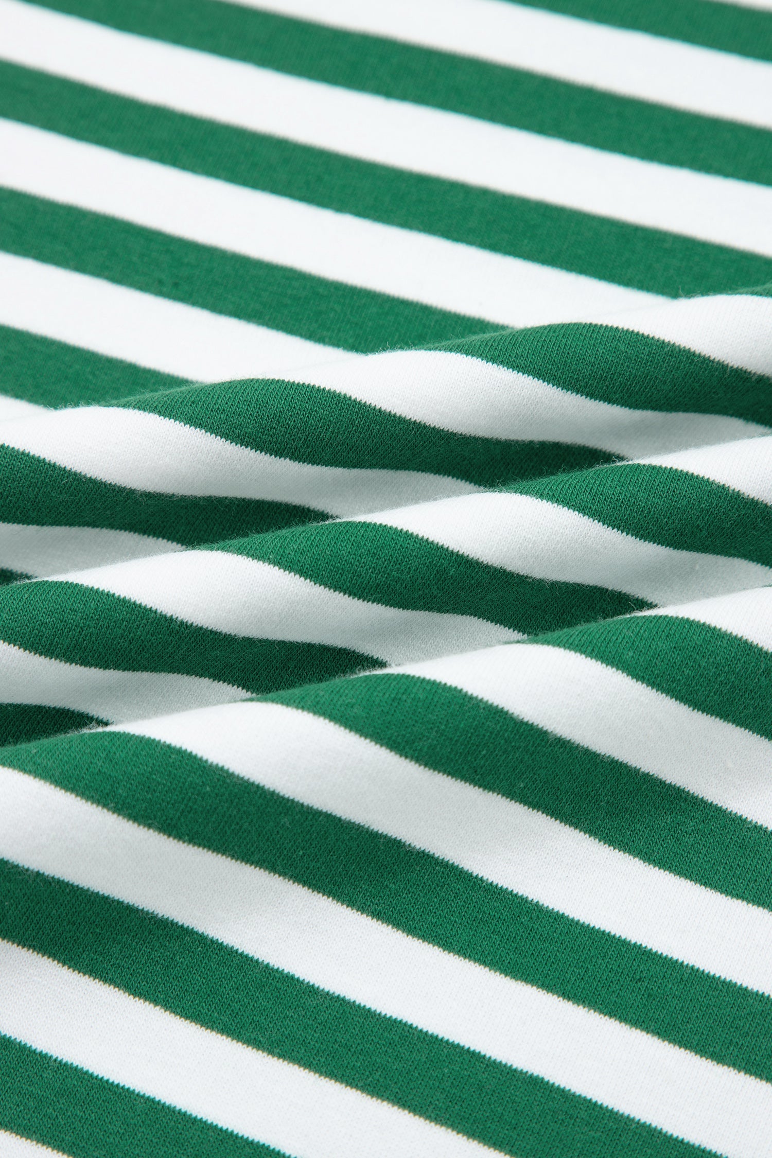 Stripe Terry Knit Top &amp; Shorts Set