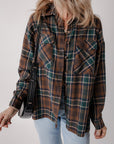 Elizabeth Plaid Print Chest Shirt