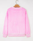 Naya Merry Graphic Plush Pullover
