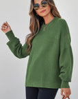Julietta Mixed Textured Knitted Sweater